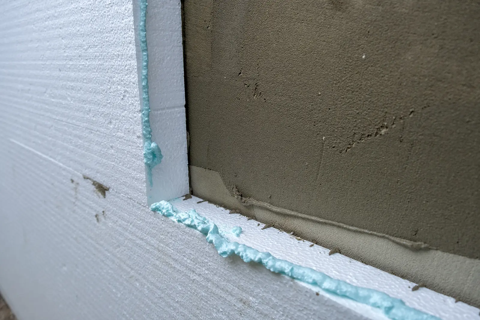 Lath and Foam Installation